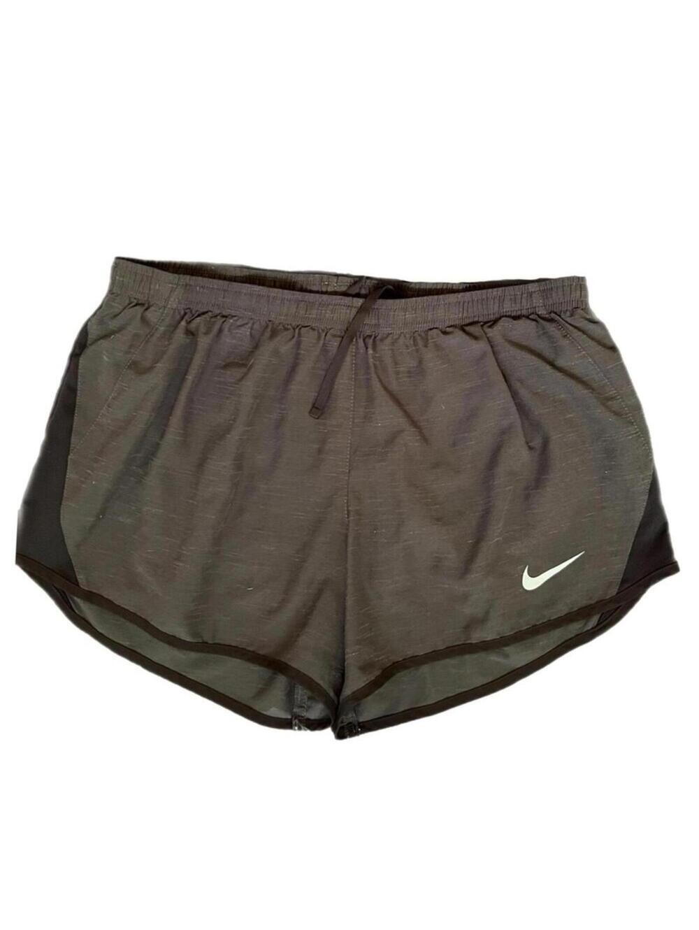 Nike Charcoal & Black Athletic Shorts Lightweight Elastic Waist